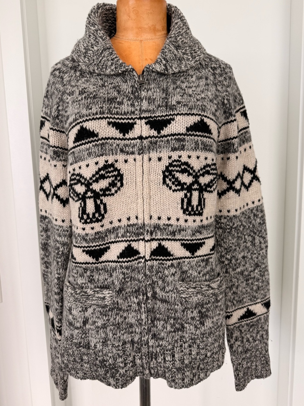 Aritzia TNA Sea To Sky Wool Cardigan Sweater